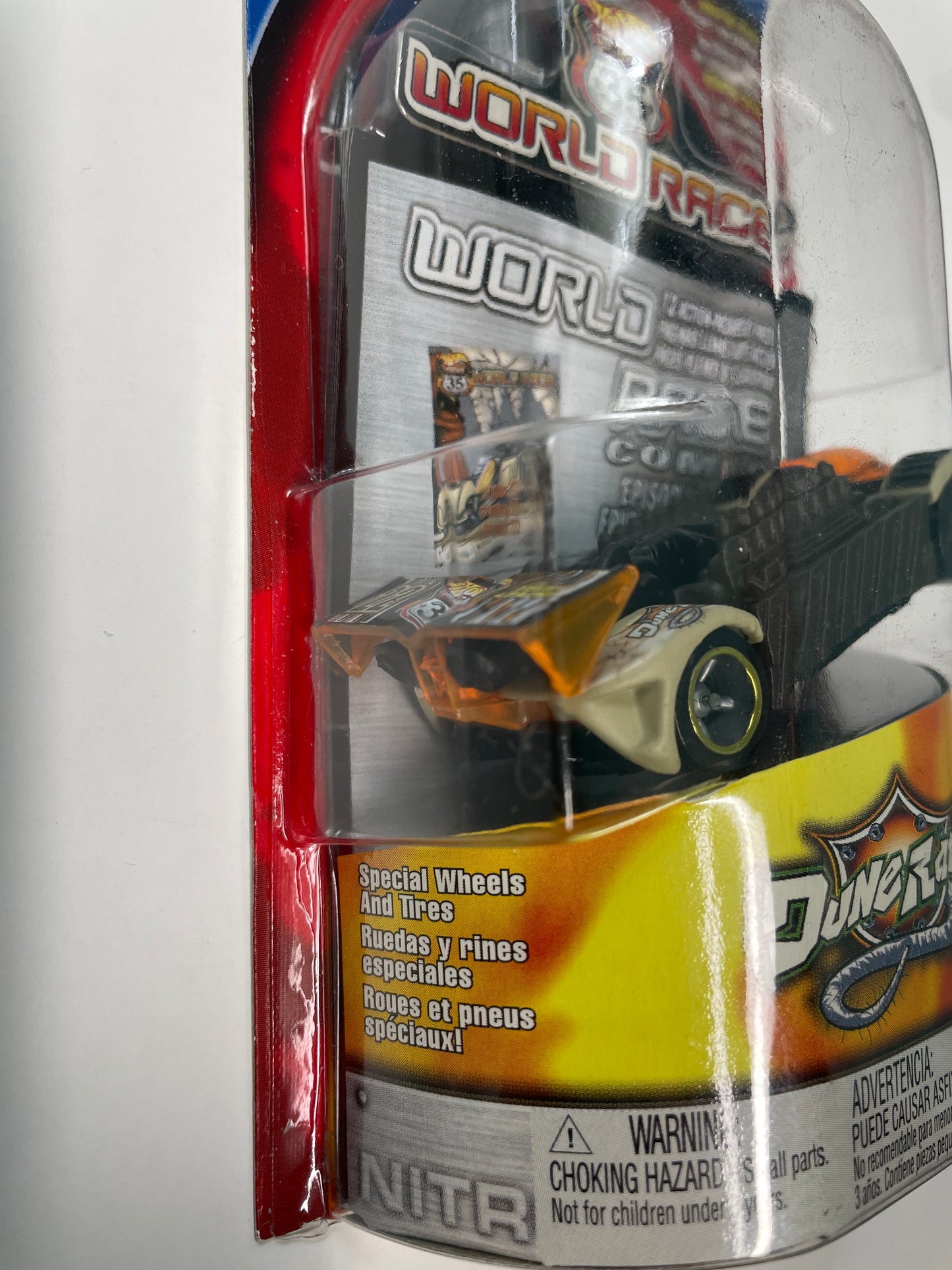 Hot Wheels 1/64 Highway 35 World Race Dune Ratz Krazy 8s Grey - Damaged Box