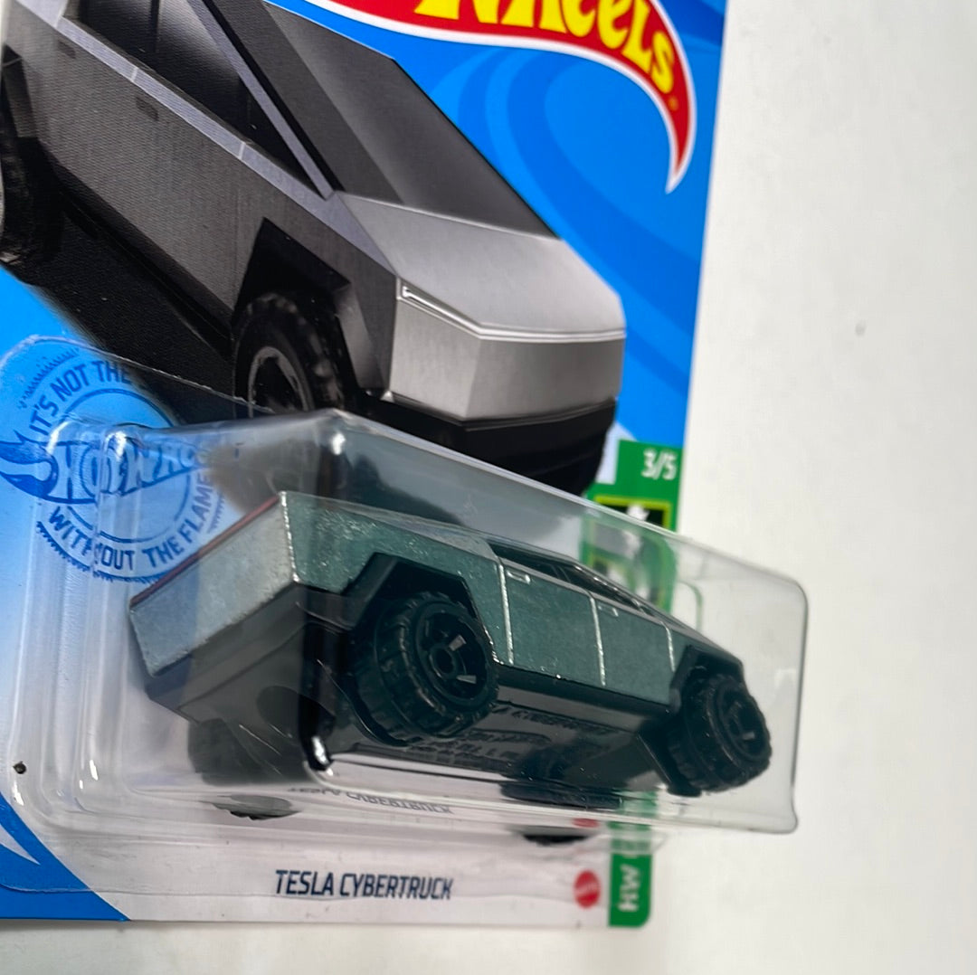 Hot Wheels 1/64 Tesla Cybertruck (Green Speed)