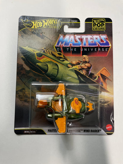 Hot Wheels 1/64 Pop Culture Masters Of The Universe Wind Raider Green & Orange - JHW91 - Damaged Box