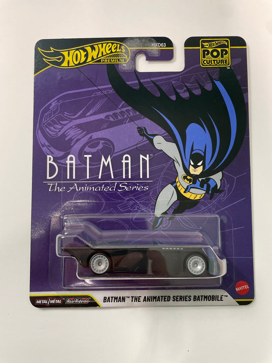 Hot Wheels 1/64 Pop Culture Batman The Animated Series Batmobile Black - JHW88