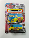 Matchbox 1/64 Fluffy Stuff Volkswagen Delivery Van Blue & Yellow