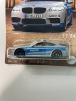 Matchbox 1/64 Germany BMW M5 Police Silver & Blue