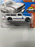 Hot Wheels 1/64 Datsun 620 Short Card White - Damaged Card