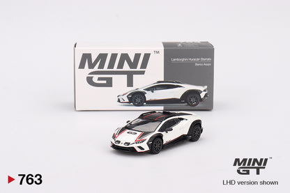 Mini GT 1/64 Lamborghini Huracán Sterrato Bianco Asopo White