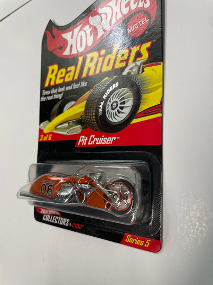 Hot Wheels 1/64 RLC Real Riders Pit Cruiser Orange