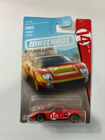Matchbox 1/64 Super Cars Series 1966 Ford GT40 Red - JJR52