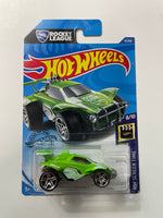 Hot Wheels 1/64 Rocket League Octane Green - Damaged Card