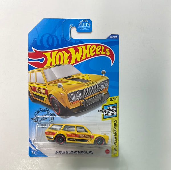 Hot Wheels 1/64 Kroger Exclusive Datsun Bluebird Wagon(510) Yellow