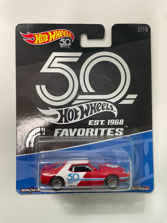 Hot Wheels 1/64 50th Favorites ‘71 AMC Javelin Red - Damaged Card