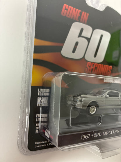 Greenlight Hollywood 1/64 Gone In 60 Seconds 1967 Ford Mustang - Eleanor Grey - 44742