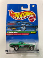 Hot Wheels 1/64 Treasure Hunt T-Bird 1957 Green