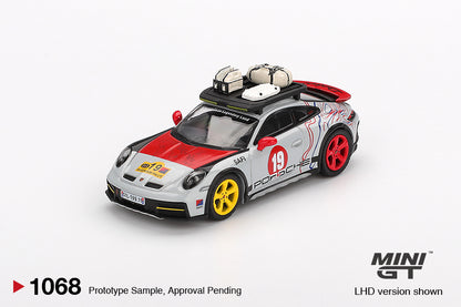 Mini GT 1/64 Porsche 911 Dakar "Uncle Rally" Grey - MGT01068
