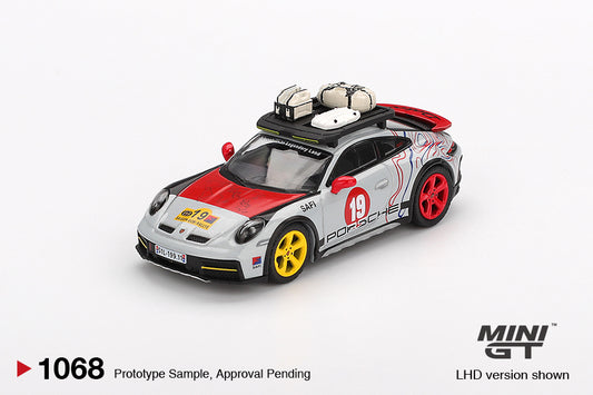 Mini GT 1/64 Porsche 911 Dakar "Uncle Rally" Grey - MGT01068