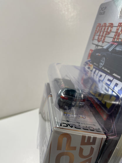 Pop Race 1/64 Honda Civic EG6 Supercon 2026 Edition Dark Grey - PRB002