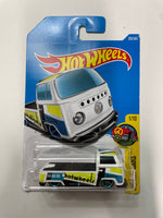 Hot Wheels 1/64 Volkswagen T2 Pickup White - Damaged Card