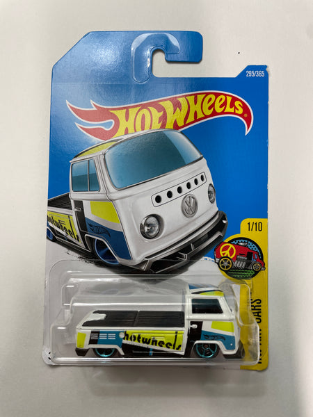 Hot Wheels 1/64 Volkswagen T2 Pickup White - Damaged Card