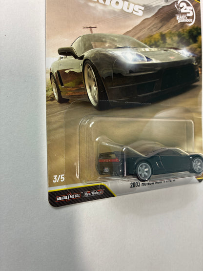 Hot Wheels 1/64 Fast & Furious 2026 Mix Q 2003 Honda NSX Type R Black - JHW75