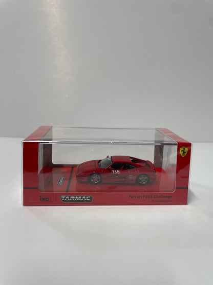 Tarmac Works x iXO Models 1/64 Ferrari F355 Challenge Presentation - HOBBY64 Red - T64-083-PRE