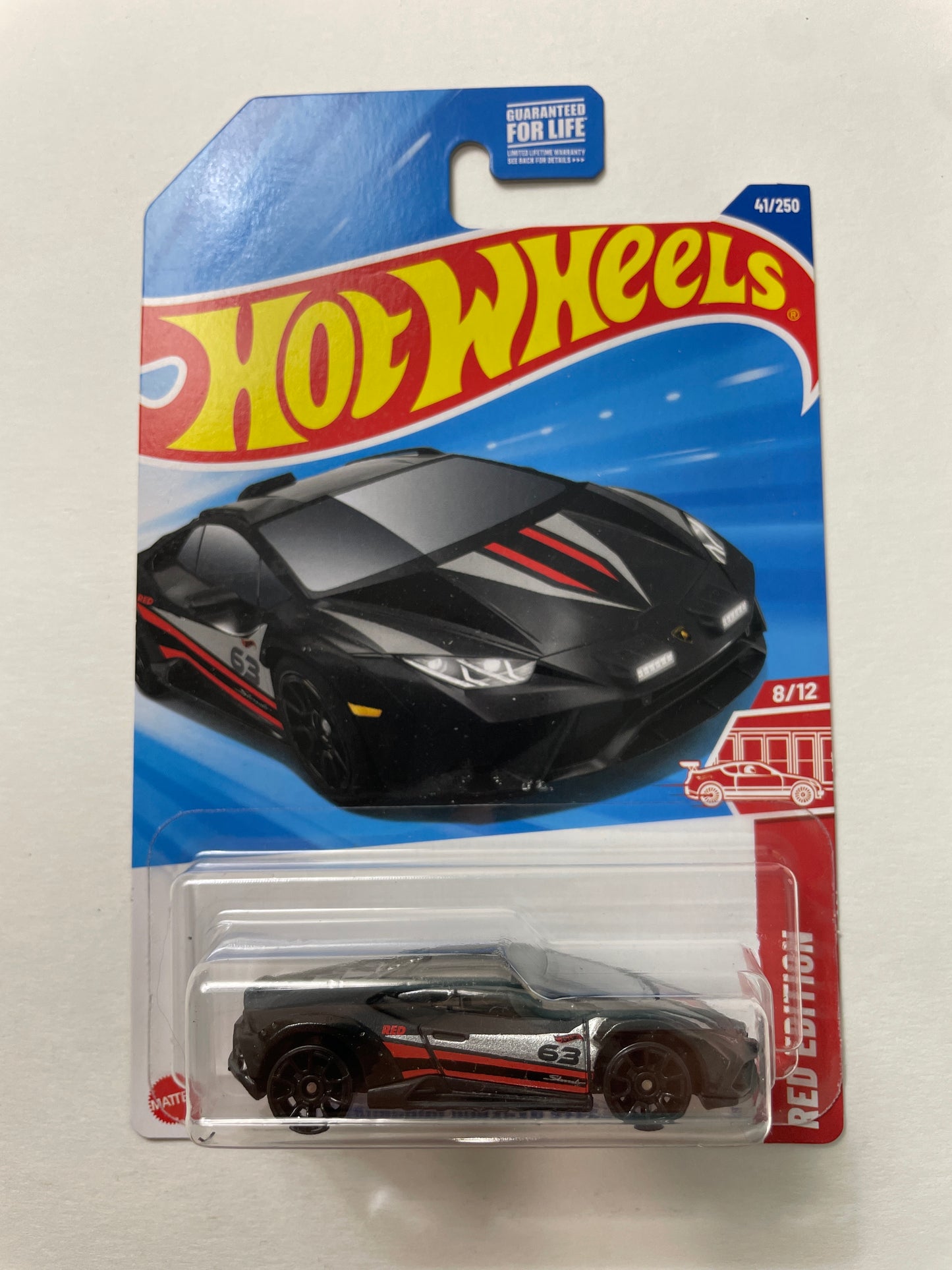 Hot Wheels 1/64 Target Red Lamborghini Huracan Sterrato Black