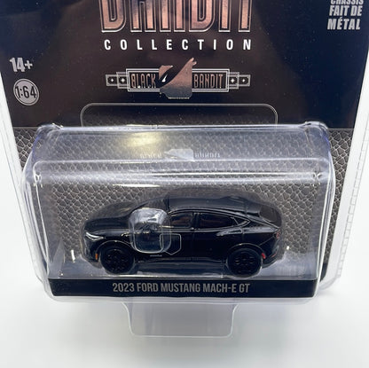 1/64 Greenlight Black Bandit Collection Series 28 2023 Ford Mustang Mach-E GT Black