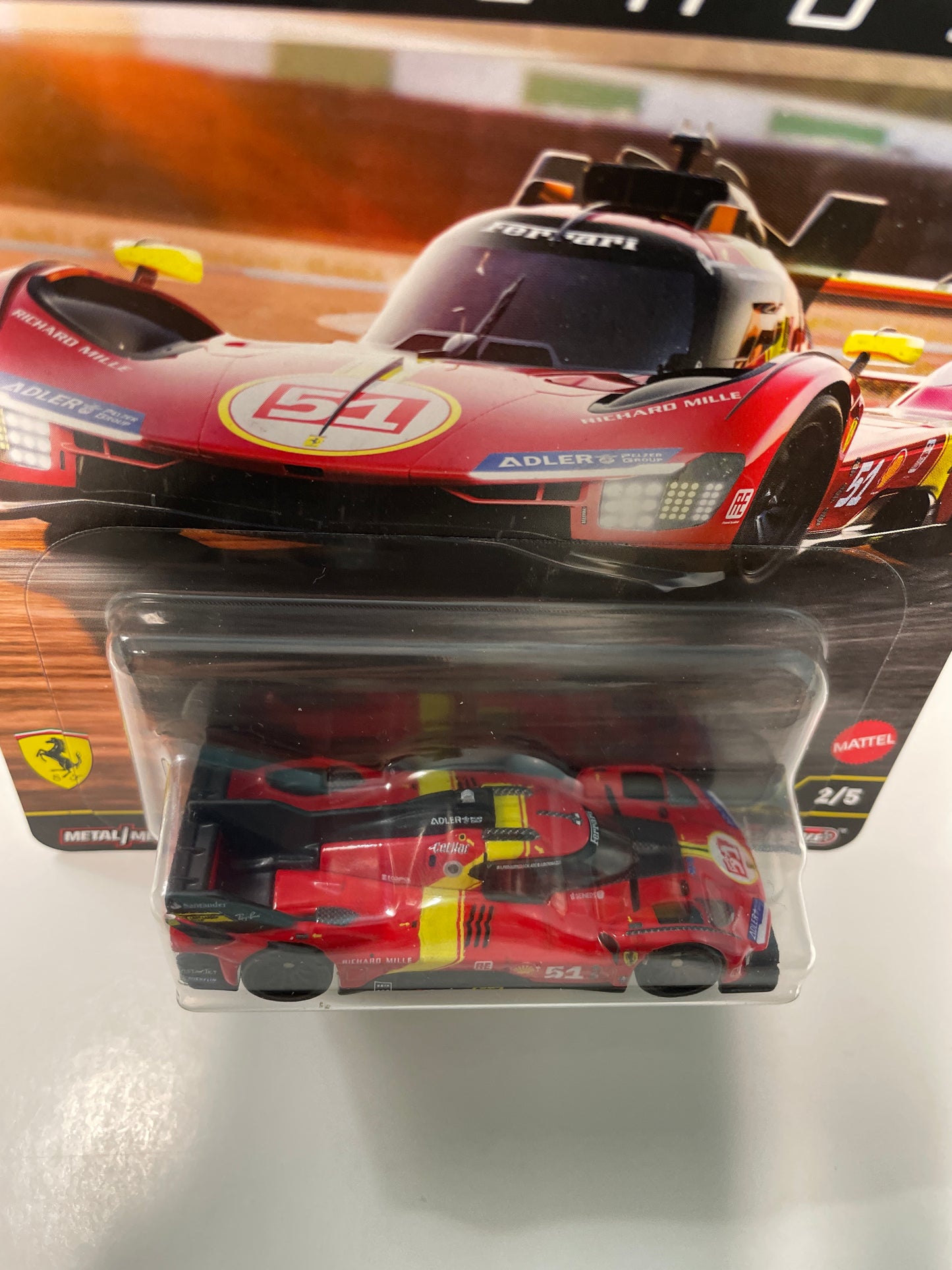 Hot Wheels 1/64 Car Culture Circuit Legends Ferrari 499P Red - JBK49