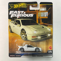 Hot Wheels 1/64 Fast & Furious Mix E Ford RS200 White - Damaged Box