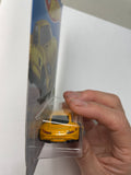 Hot Wheels 1/64 ‘15 Mercedes-Amg Gt Yellow - Damaged Card and Car