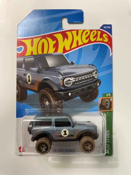 Hot Wheels 1/64 ‘21 Ford Bronco Blue Grey