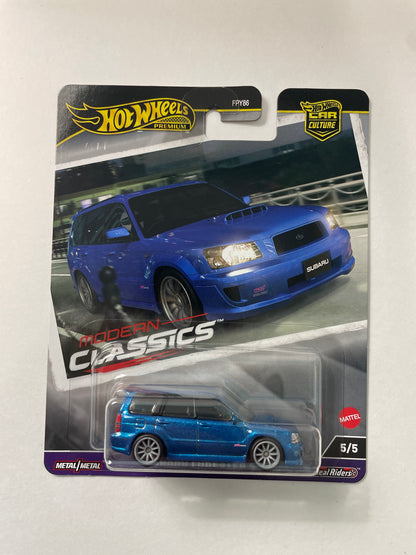 Hot Wheels 1/64 Car Culture Modern Classics Subaru Forester STI Blue