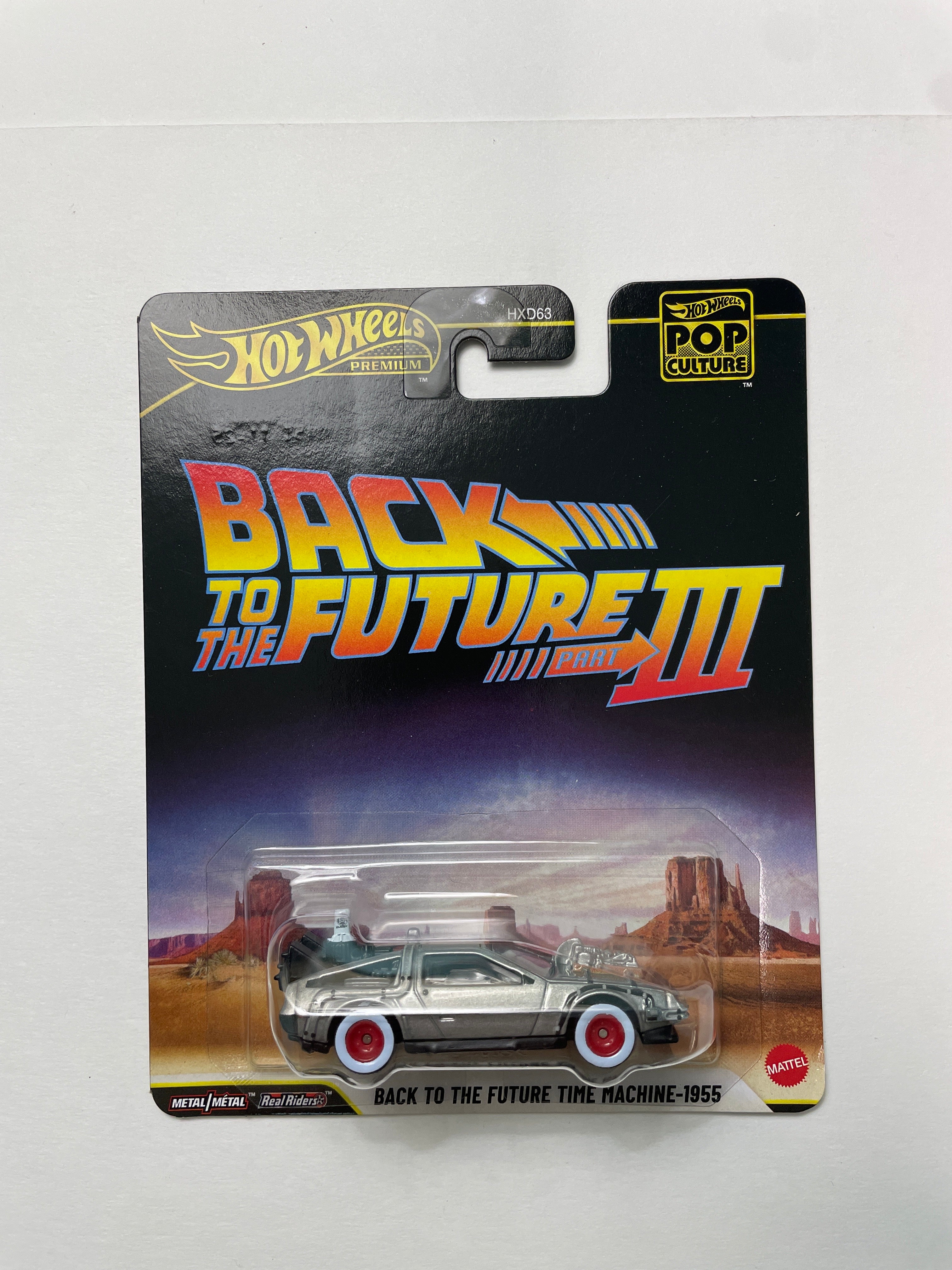 Hot Wheels 1/64 Pop Culture Back to The Future III Time Machine