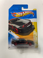 Hot Wheels 1/64 2012 Mustang Boss 302 Laguna Seca Black & Red - Damaged Card