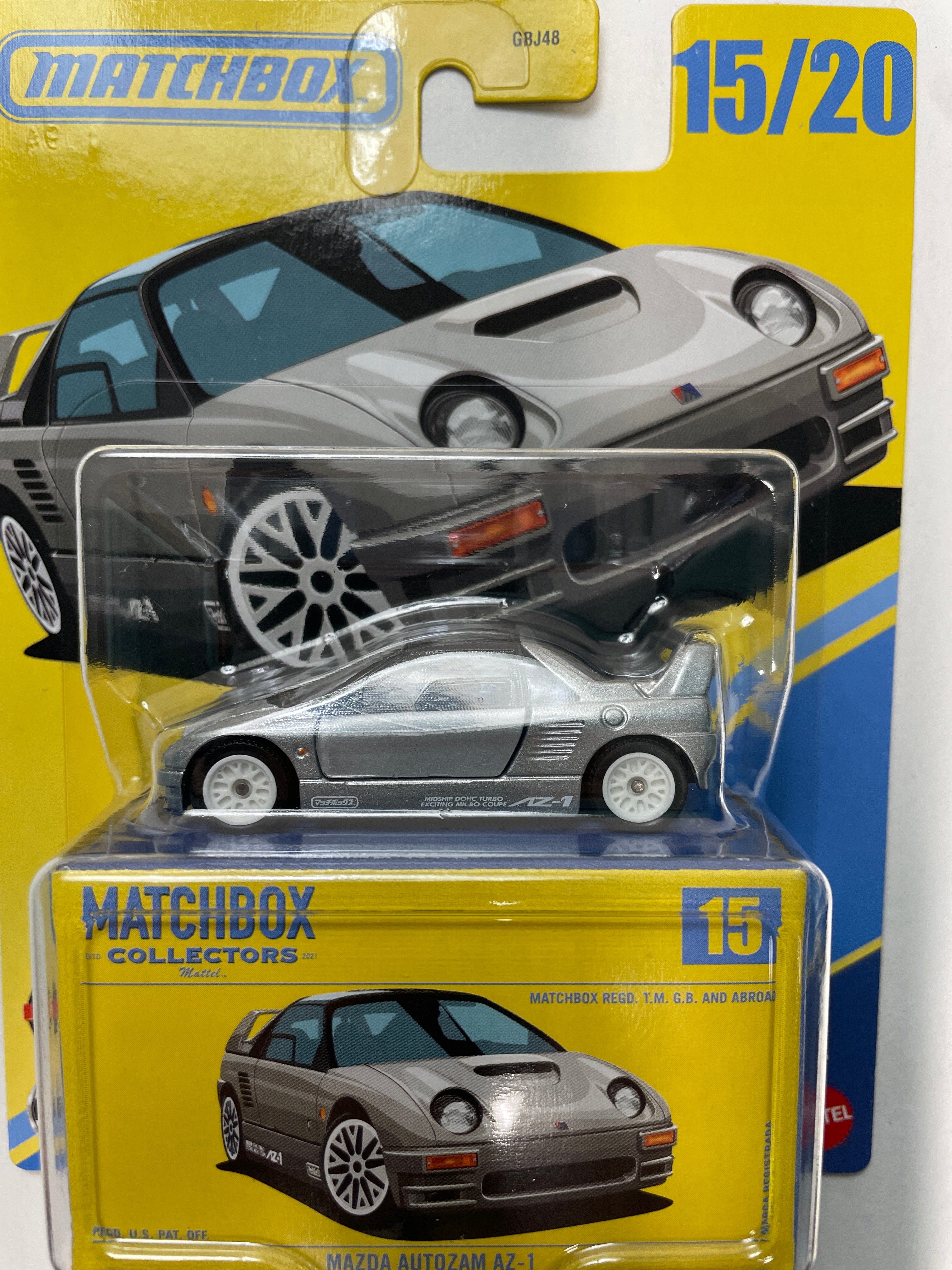Matchbox Collectors 1/64 Mazda Autozam AZ-1 Silver - JJV96