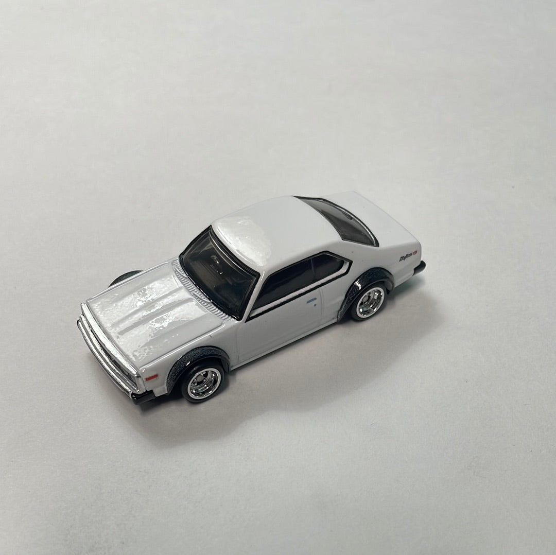 *Loose* Hot Wheels 1/64 Premium Car Culture Box Set Nissan Skyline C210 White