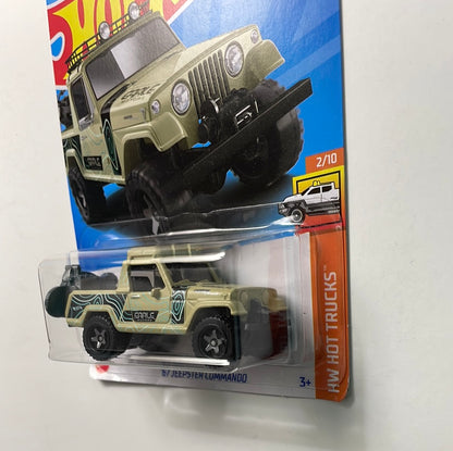Hot Wheels 1/64 ‘67 Jeepster Commando Green