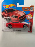 Hot Wheels 1/64 Aston Martin DBS Short Card Red