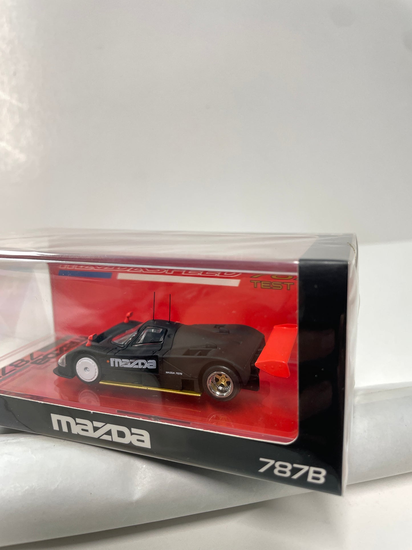 BM Creation 1/64 Indonesia Diecast expo 2024 Mazda 787B 1991 Test Car Black - 64B0441 - Damaged Box