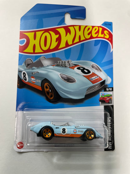 Hot Wheels 1/64 Glory Chaser #8 Gulf Blue - Damaged Box
