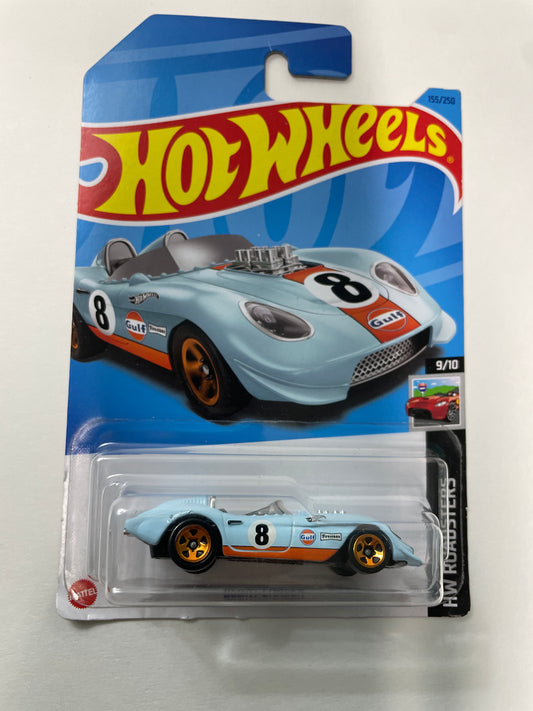 Hot Wheels 1/64 Glory Chaser #8 Gulf Blue - Damaged Box