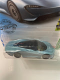 Hot Wheels 1/64 McLaren Speedtail Blue - Damaged Card