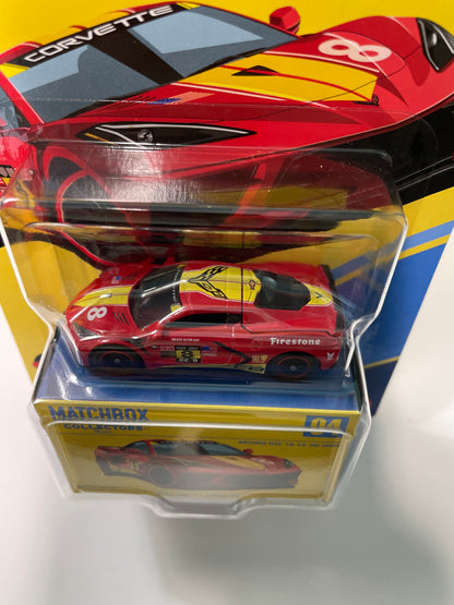 Matchbox Collectors 1/64 2020 Chevy Corvette Red & Yellow - JMX02
