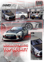 Inno64 1/64  Nissan GT-R (R35) Top Secret Malaysia Diecast Expo 2024 Special Edition Green