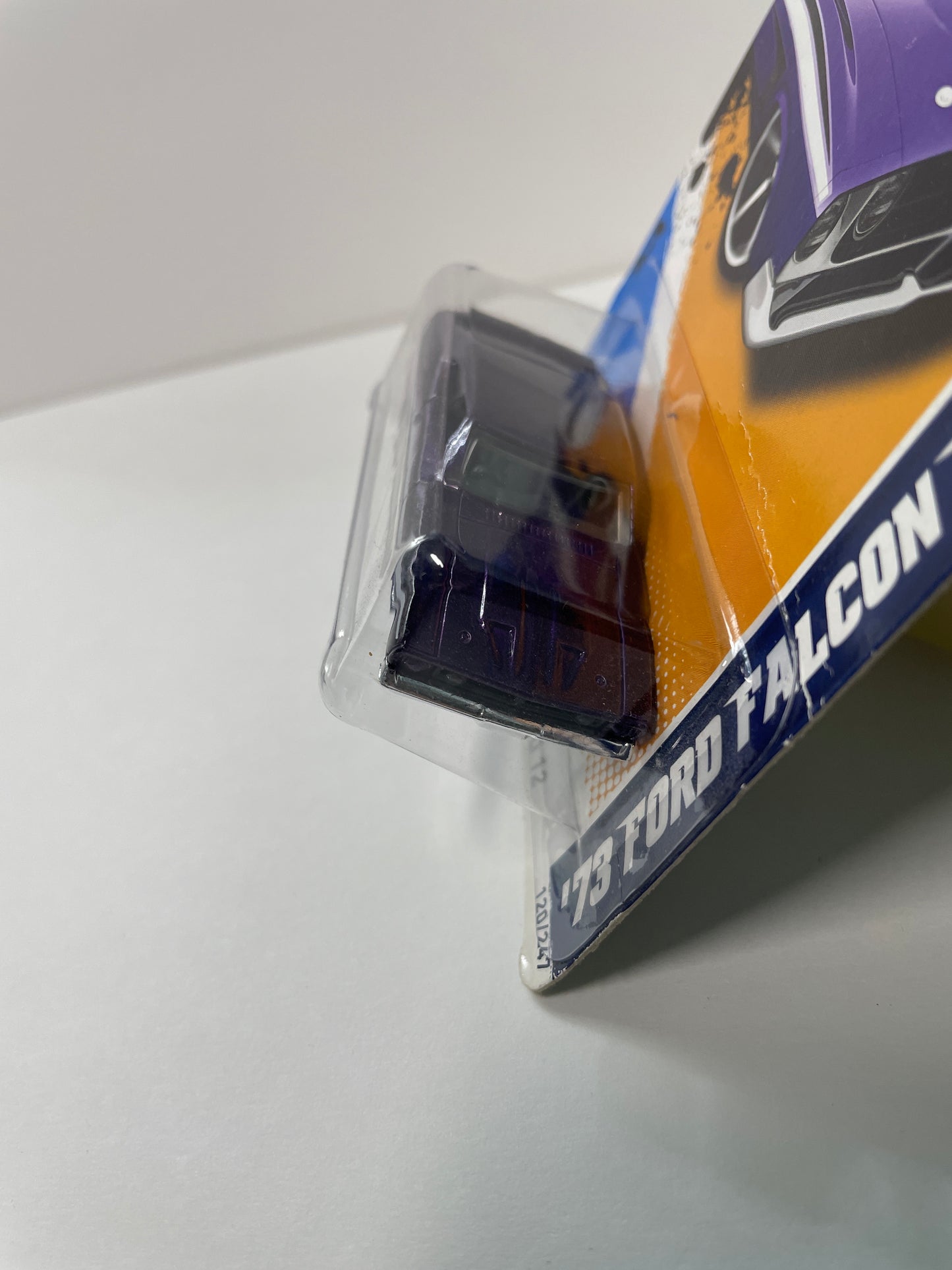 Hot Wheels 1/64 ‘73 Ford Falcon XB Purple - Damaged Box
