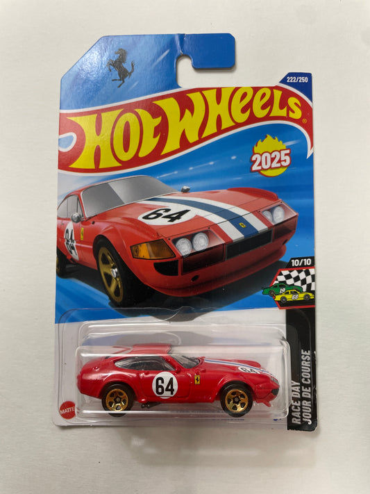 Hot Wheels 1/64 Ferrari 365 GTB4 Competizione #64 Red - Damaged Box
