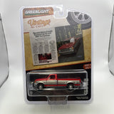 1/64 Greenlight Vintage Ad Cars Series 9 1987 Ford F-150 Pickup Red