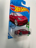 Hot Wheels 1/64 Tesla Model 3 Red