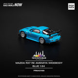 Pop Race 1/64 TAS Mazda RX7 Widebody Blue