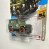 Hot Wheels 1/64 Land Rover Defender 90 Green