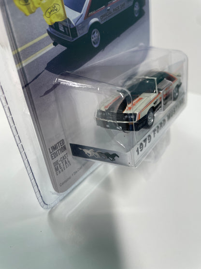 Greenlight 1/64 Hobby Exclusive Indianapolis Motor Speedway 1979 Ford Mustang Black & White