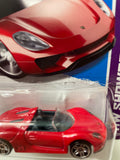 Hot Wheels 1/64 Porsche 918 Spyder Red