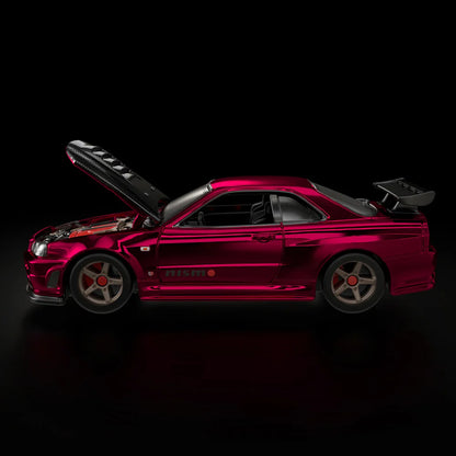 Hot Wheels 1/64 RLC 2024 Selections Car Nissan Skyline GT-R (BNR34) Red